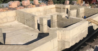 Фундамент с цокольным этажом под ключ заказать в Урае -  фундамент цокольный этаж под ключ цена от 7214 руб за м2